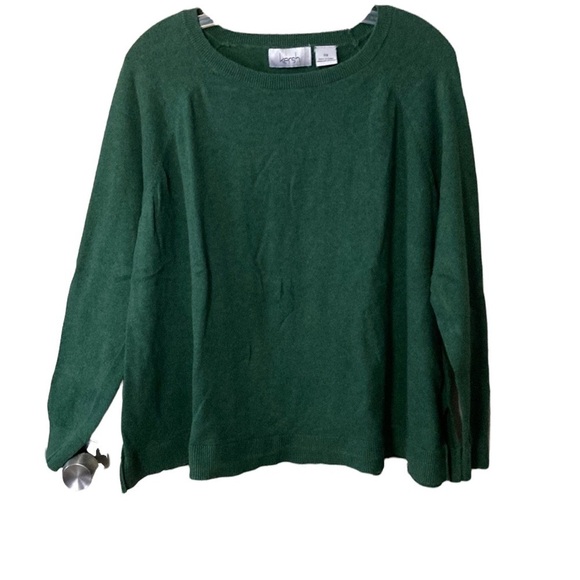 Kersh Sweaters - Kersh green sweater oversized
